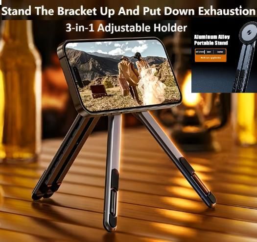 Magnetic Base Stand For iPhone iPad Laptop