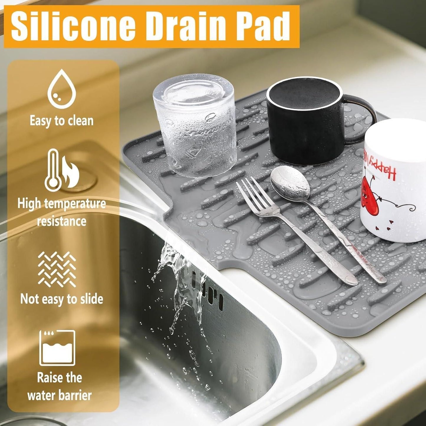 Silicone Dish Drying Mat